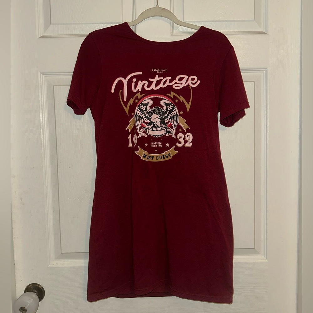 Vintage Graphic T-Shirt Dress
